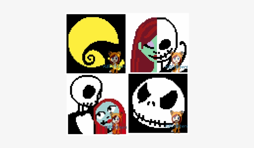 Nightmare Before Christmas C2c 4 Pack Kbcrafty - The Nightmare Before Christmas, transparent png download