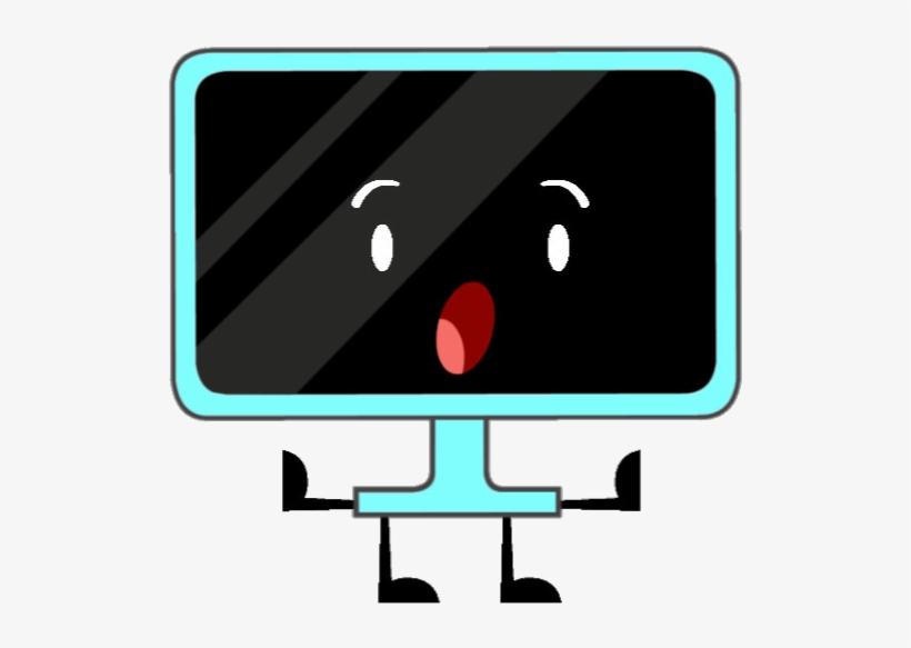Blue Tv With 4 Legs, transparent png download