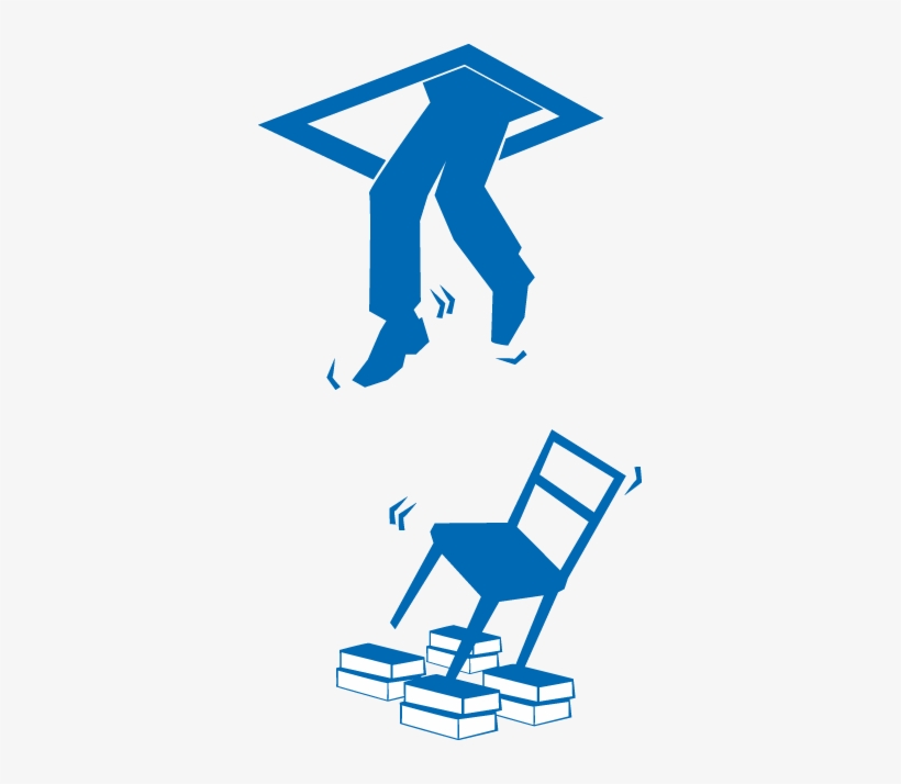 Hanging Man Legs Png - Attic Ladder, transparent png download