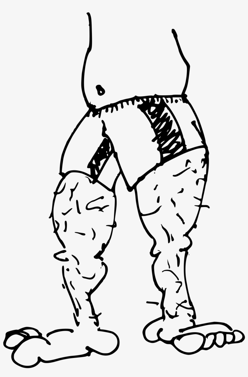 This Free Icons Png Design Of Legs With Swimshorts, transparent png download