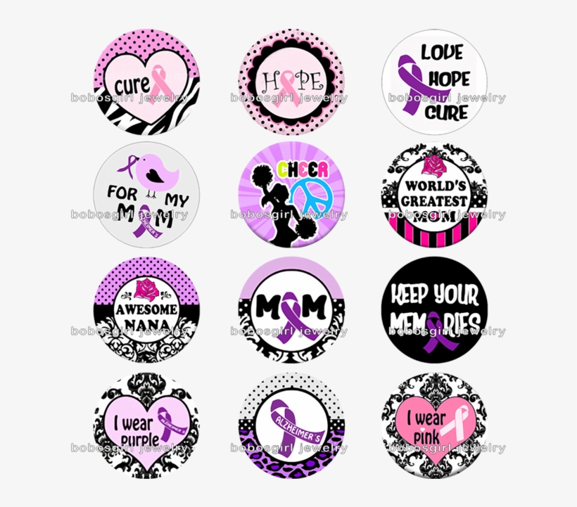 Cure Glass Magnetic Button Fit Snap Jewelry - Awesome Aunt Keychain, New Aunt Gift, Family Keychain,, transparent png download