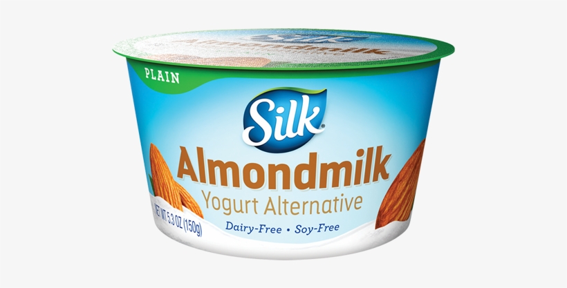 Silk Plain Almond Dairy-free Yogurt Alternative - Almond Milk Plain Yogurt, transparent png download