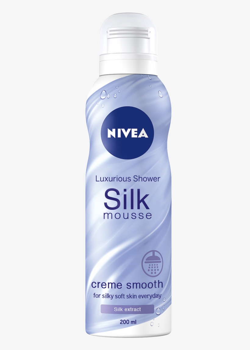 Nivea Silk Mousse Creme Smooth, transparent png download