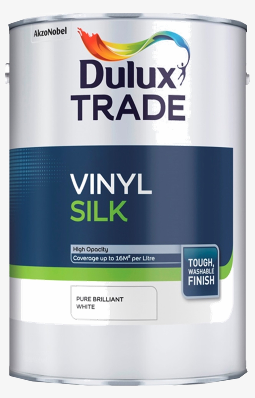 Dulux Trade Vinyl Silk - Dulux Brilliant White Gloss, transparent png download