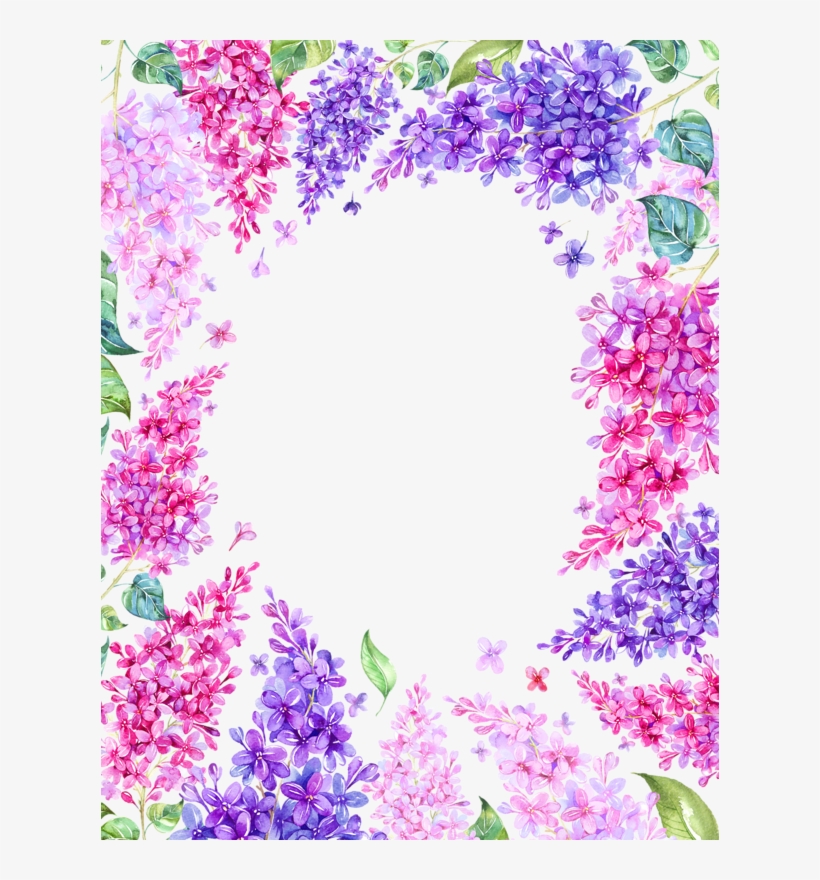 Подсолнухи - Watercolor Png Flowers Border, transparent png download