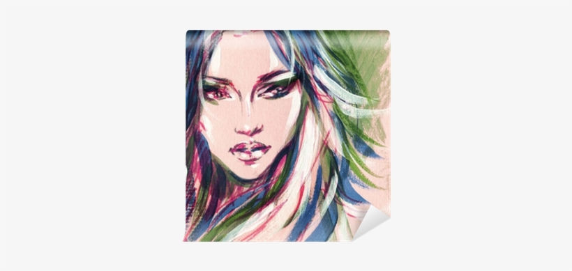 Fashion Illustration - Watercolor Painting, transparent png download