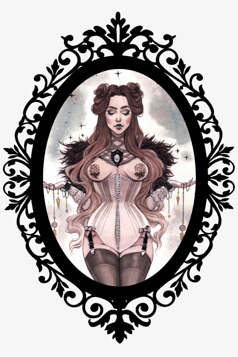 Picture - Vintage Mirror Frame Clip Art, transparent png download