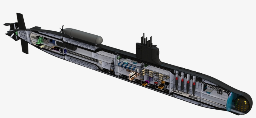Submarinerender4 - Scale Model, transparent png download