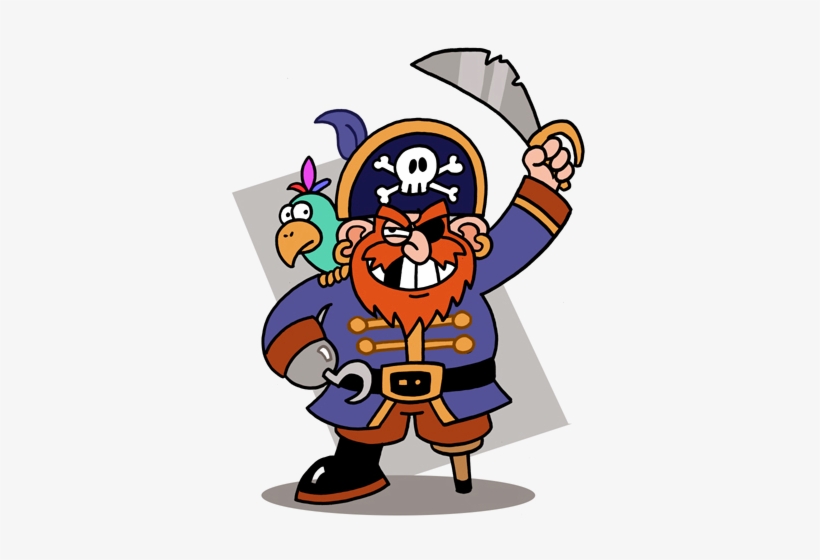 Clip Arts Related To - Cartoon Pirate, transparent png download
