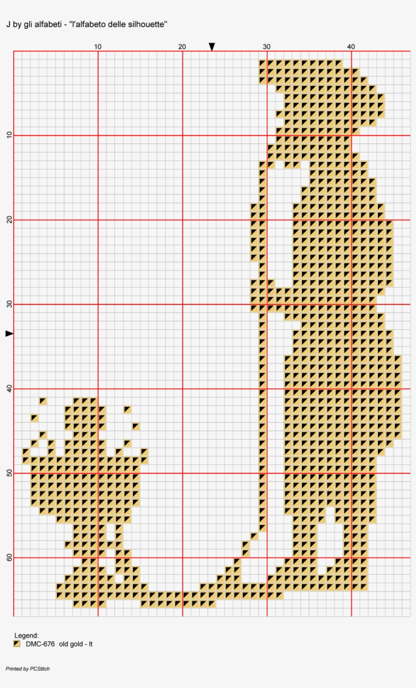 Alfabeto Delle Silhouette - Cross-stitch, transparent png download