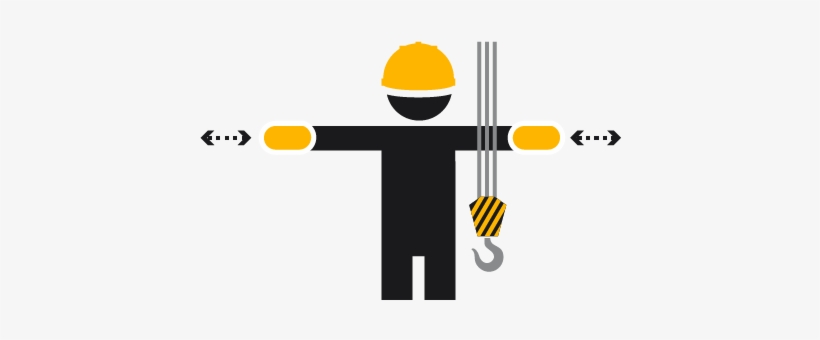 Both Arms Extended, Palms Down, Move Both Arms Back - Emergency, transparent png download