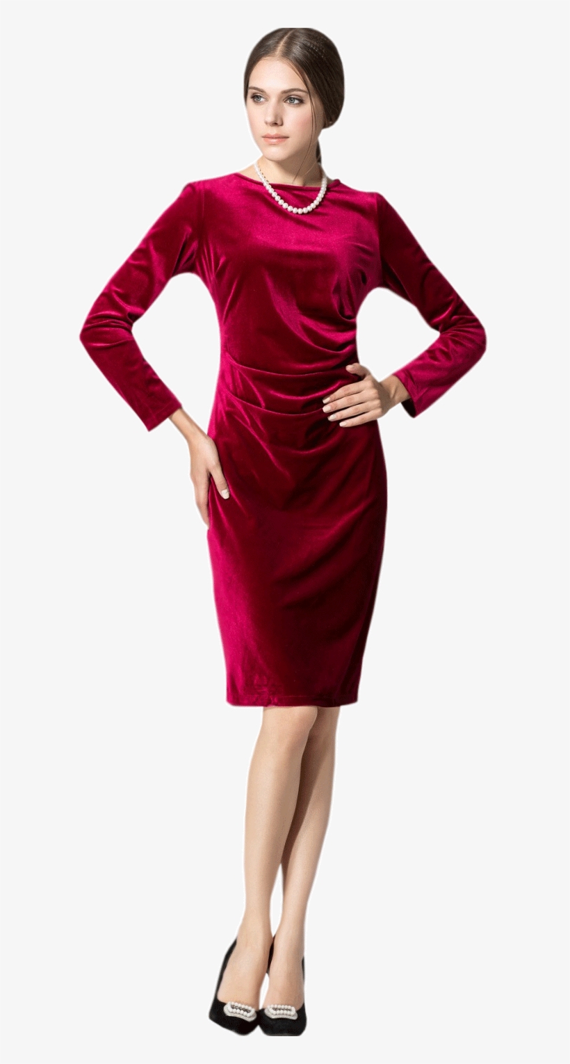 Zumeet - Long Sleeve Dresses For Women Winter, transparent png download
