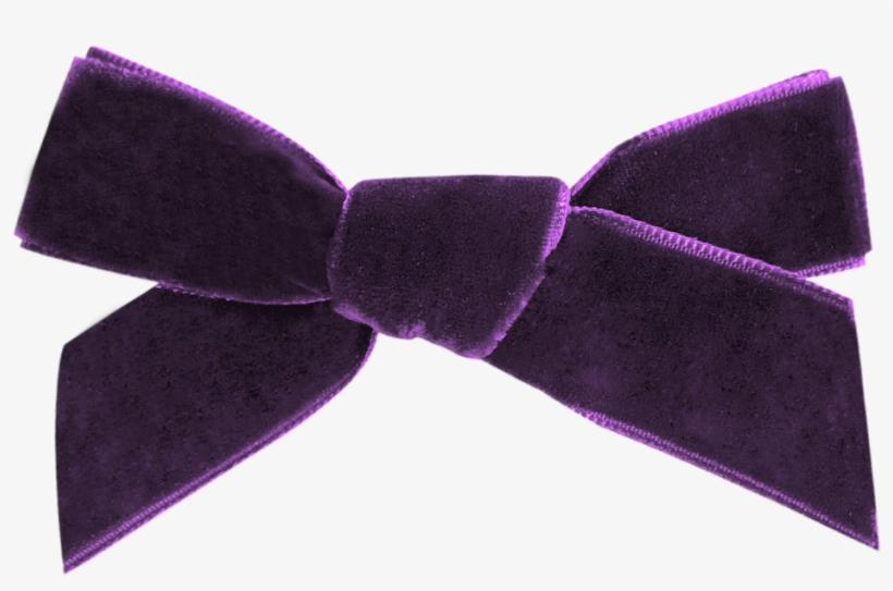Royal Purple French Velvet Bow Clip Isabella Bows Png - View Royal, transparent png download