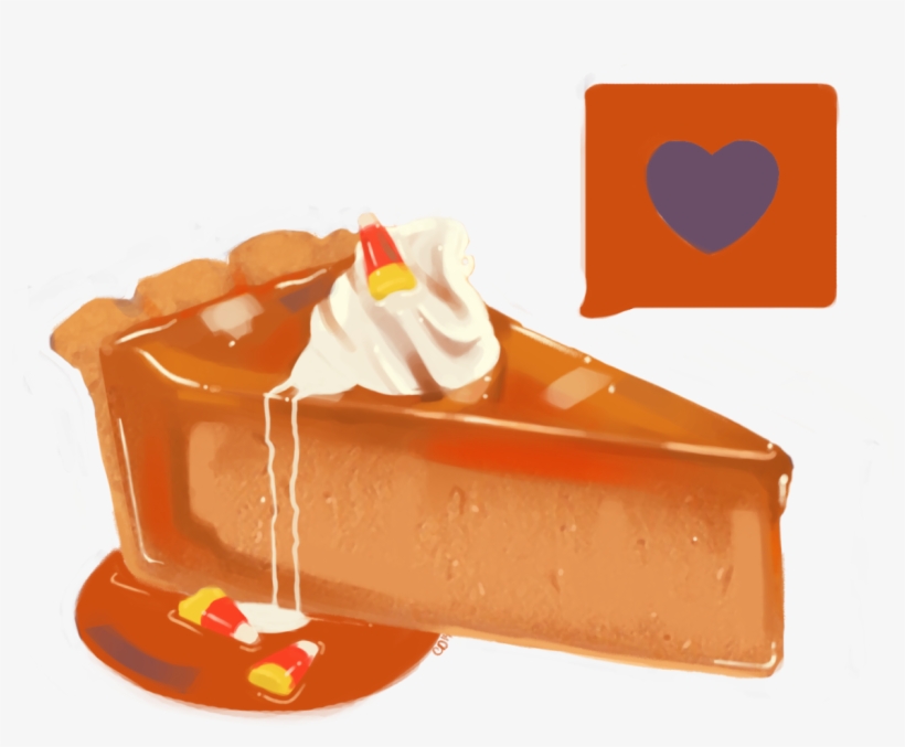 The File For My Halloween Pumpkin Heart Pie Enjoy A - Cake, transparent png download
