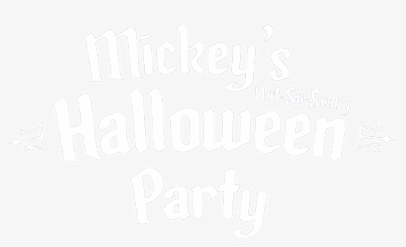 Mickey's Not So Scary Halloween Party Logo - Mickey's Halloween Party Logo, transparent png download