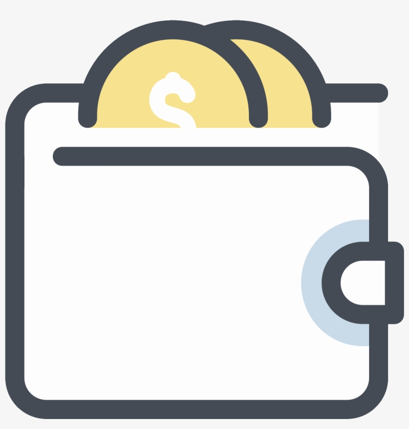 Transparent Wallet Money Vector Clip Art Freeuse Stock - Wallet Icon Png Free, transparent png download