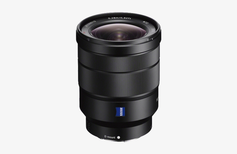 Sony 16-35mm F4 - Sony 16-35mm Vario-tessar T Fe F4 Za Oss E-mount Lens, transparent png download