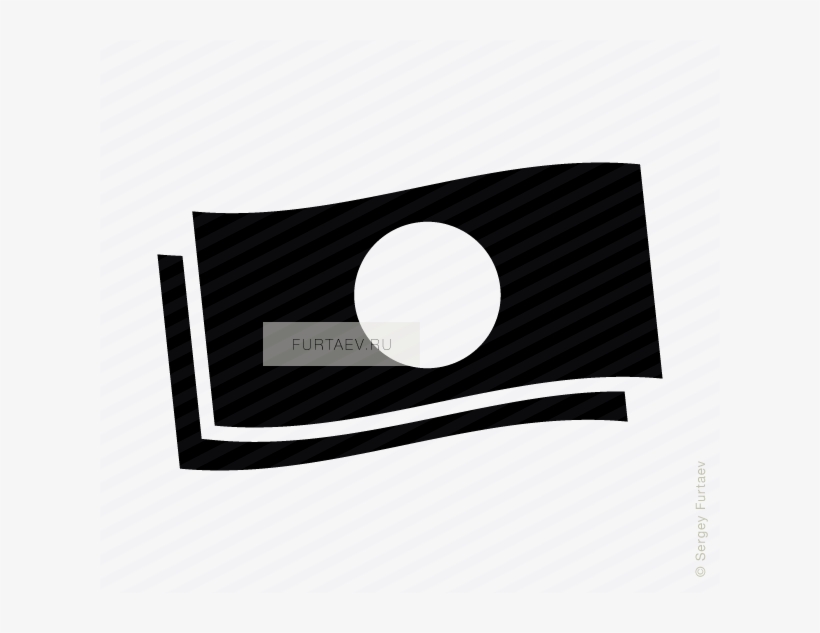 Vector Icon Of Cash - Illustration, transparent png download