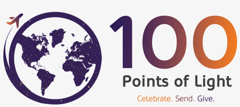 100 Points Of Light Full Color - Americanflat Floral Burst Marble Map Shower Curtain, transparent png download