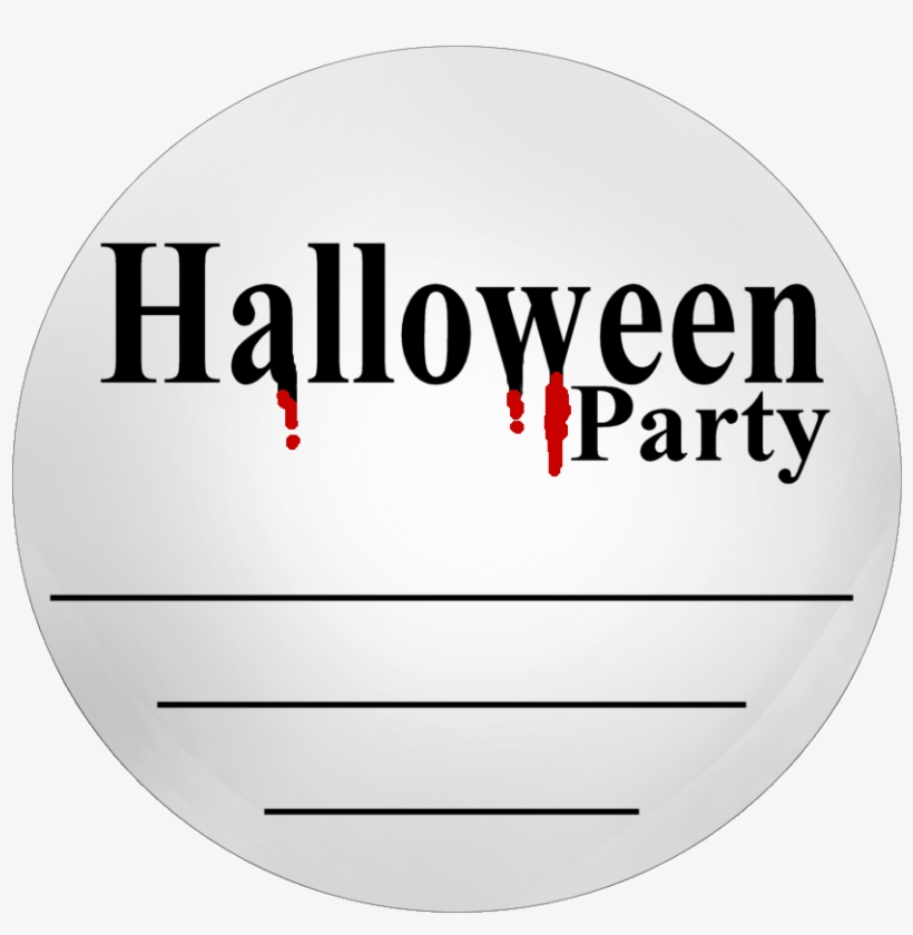 And Halloween Party Rosette Center, transparent png download