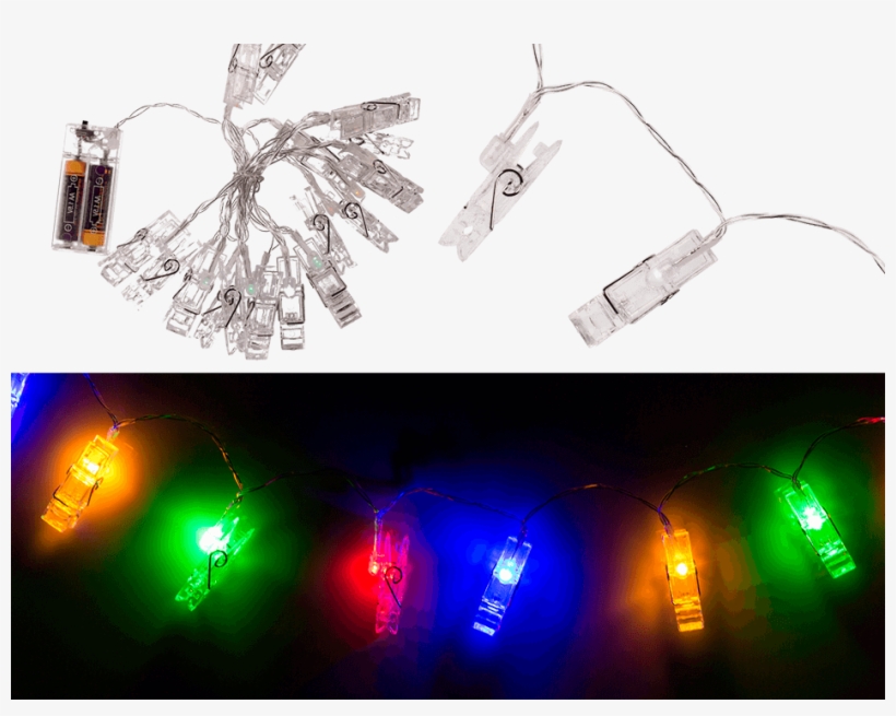 You Are Here - Ljusslinga / Fotoklämmor 4,5m 16 Klämmor, transparent png download