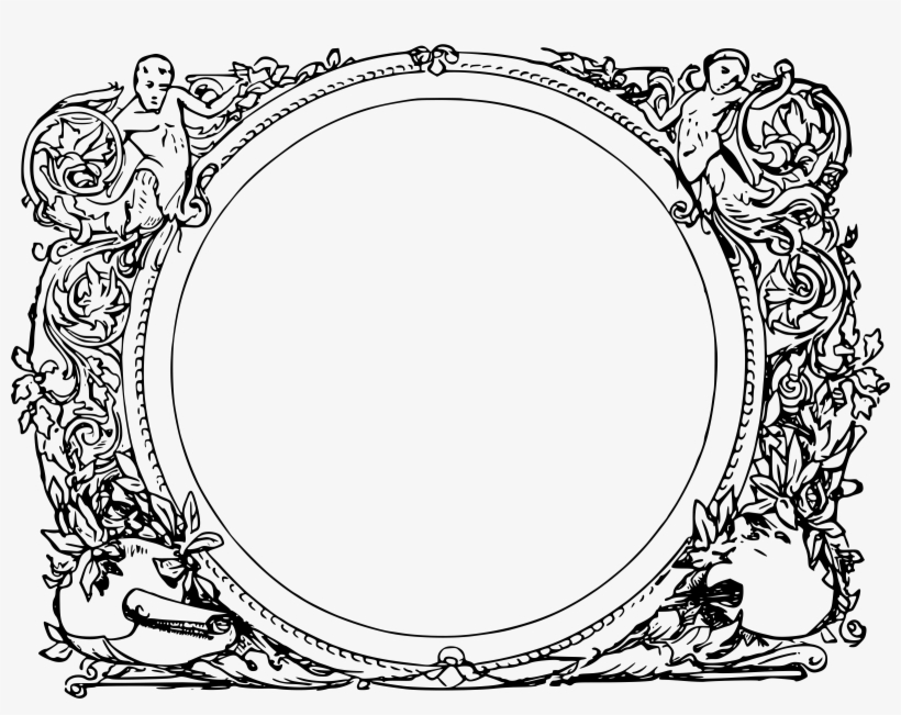 Banner Library Big Image Png - Transparent Ornate Frame, transparent png download