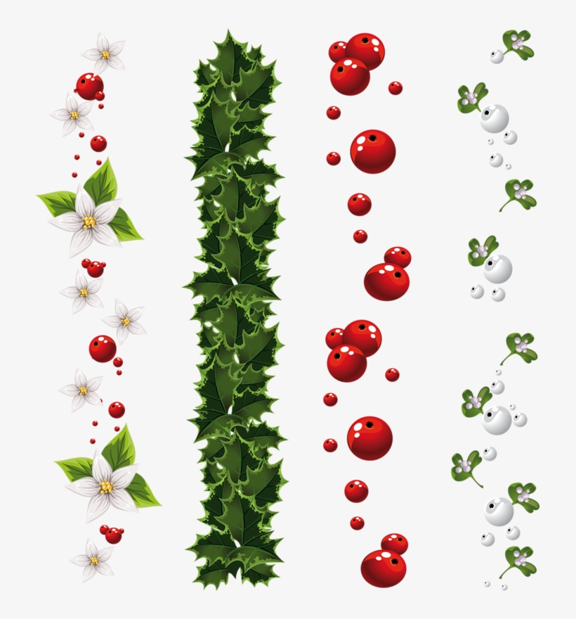 Adorno Navidad - Christmas Garlands Vector, transparent png download