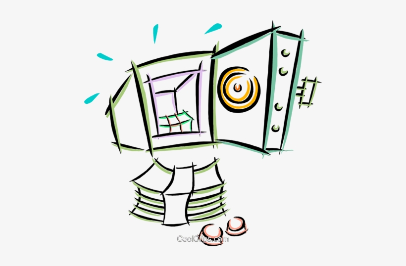 Bank Vault With Money Royalty Free Vector Clip Art, transparent png download