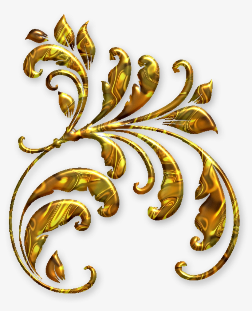 Adornos Y Colgantes Dorados Y Plateados Png - Adornos Dorados, transparent png download