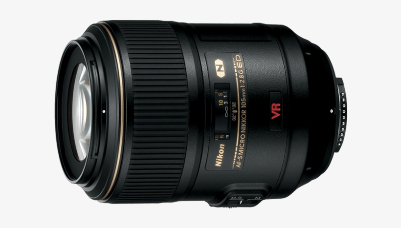 Af S Vr Micro Nikkor 105mm F/2 - Nikon Af-s Micro Nikkor 105mm F/2.8g If-ed Vr Lenses, transparent png download