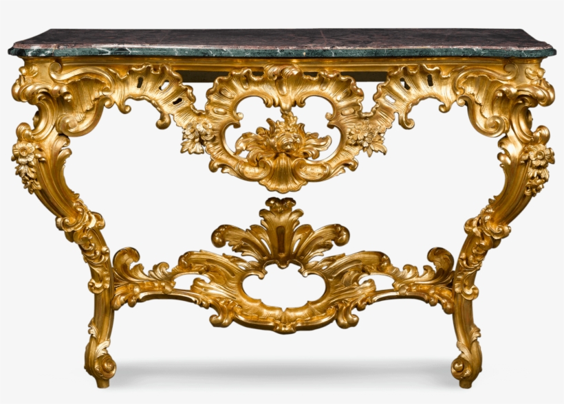 Louis Xv Period Console Table - Furniture Louis Xv Desk, transparent png download