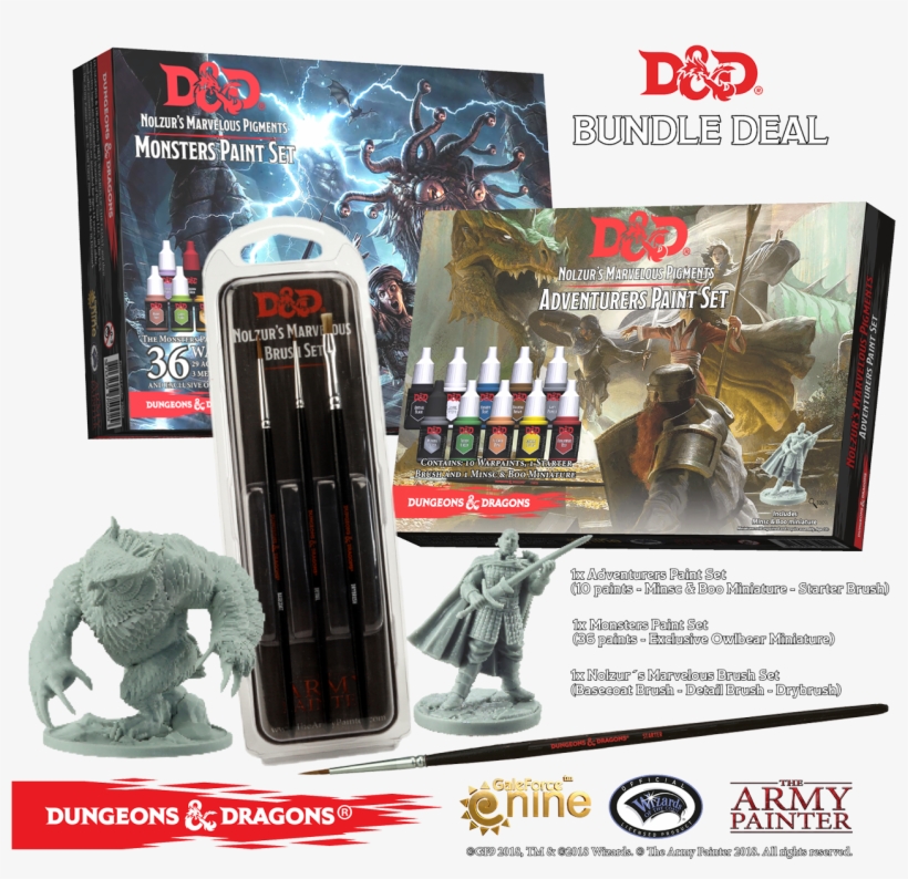 Tara Angel's Magic - D&d Nolzur's Marvelous Pigments Monster Paint Set, transparent png download
