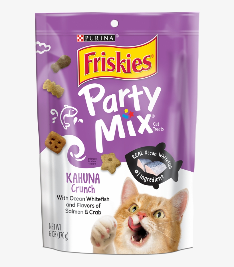 Party Mix® Kahuna Crunch Cat Treats - Friskies, transparent png download