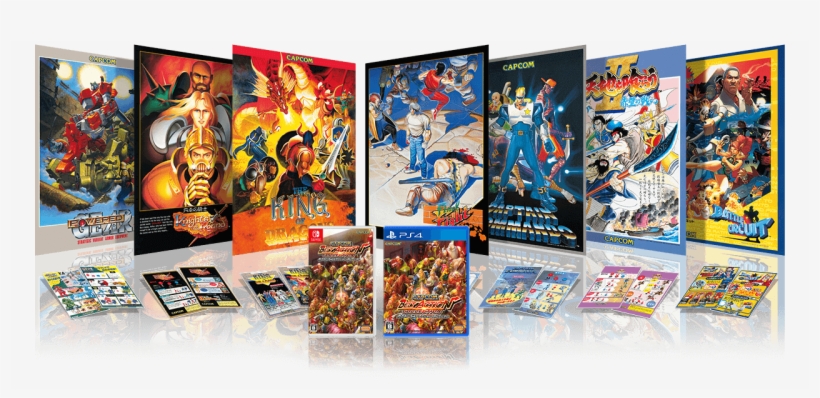 "collectors Box" Is Retailing At 6,264 Yen - Capcom Beat Em Up Bundle, transparent png download