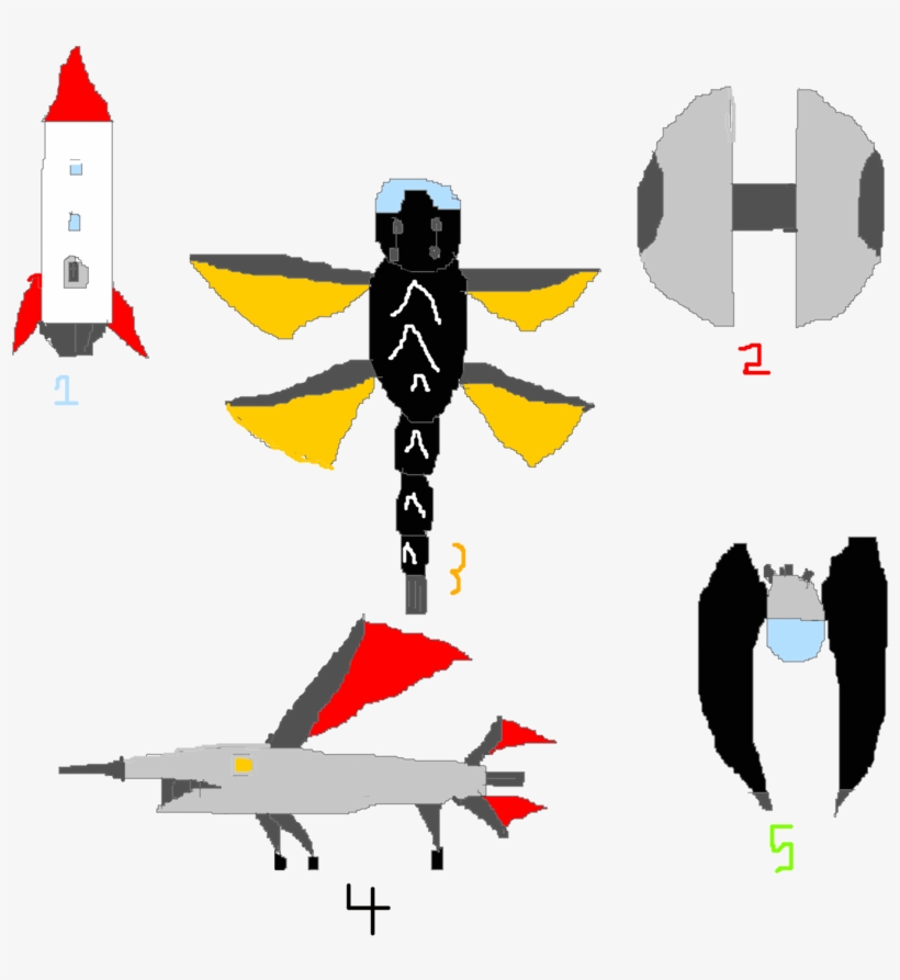 Drawing Spaceship For Free Download On - Fighter Aircraft, transparent png download