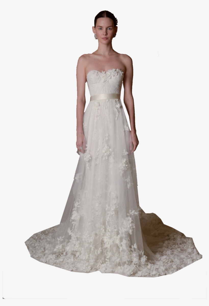 Spring Bridal Png Image - Wedding Dress, transparent png download