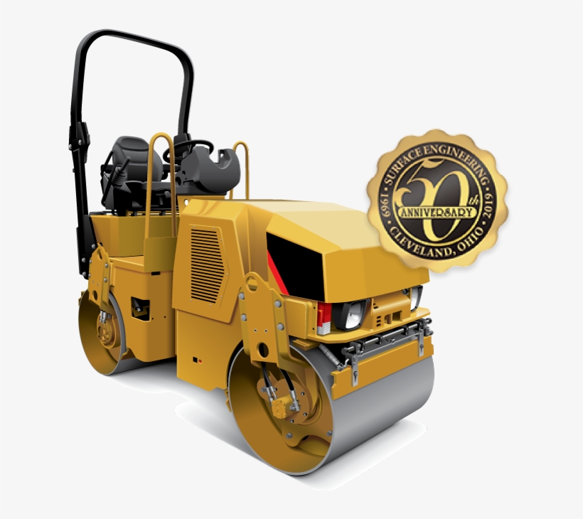 Image Of Compactor Machine With Yellow Color In The - Road Roller, transparent png download