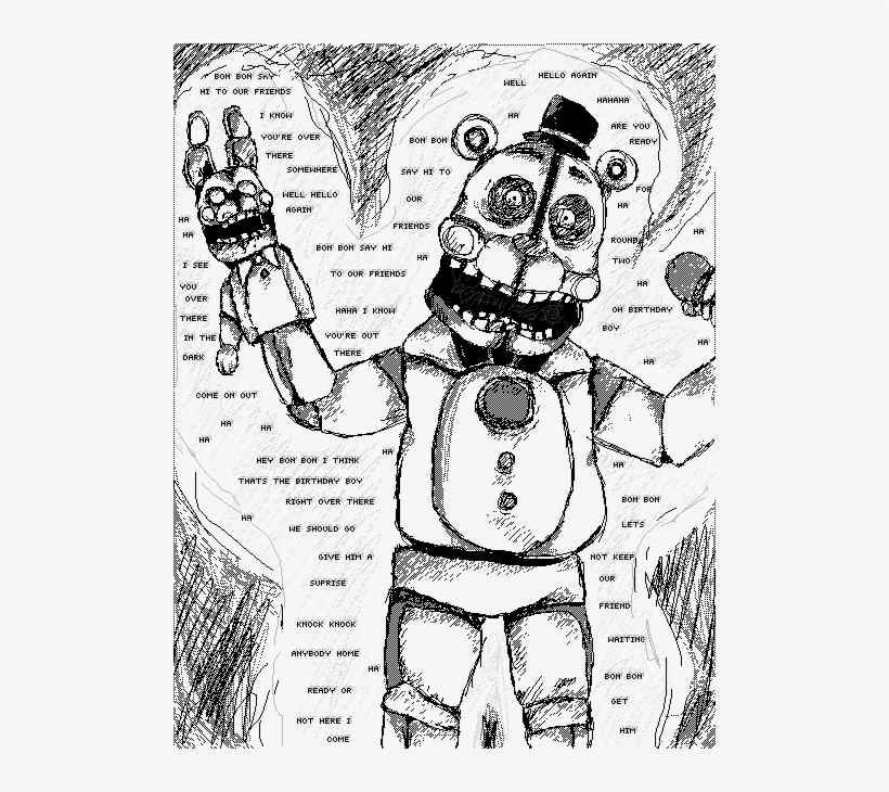 Funtime Freddy - Doodle, transparent png download
