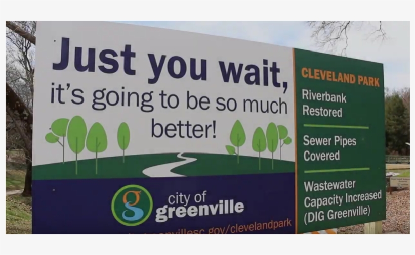 Reedy River's Cleveland Park Makeover, Southern Connector, - Banner, transparent png download