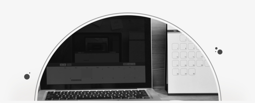 Transparent Google Calendar Widget - Computer Keyboard, transparent png download