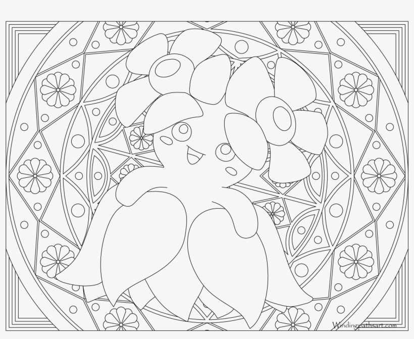Lickitung Pokemon - Mandalas Para Colorear De Pokemon, transparent png download