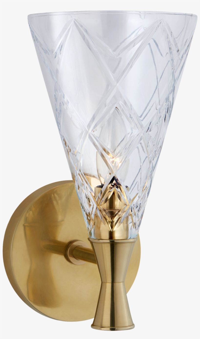 Darcy Single Sconce In Soft Brass Design By Kate Spade - Lamp, transparent png download