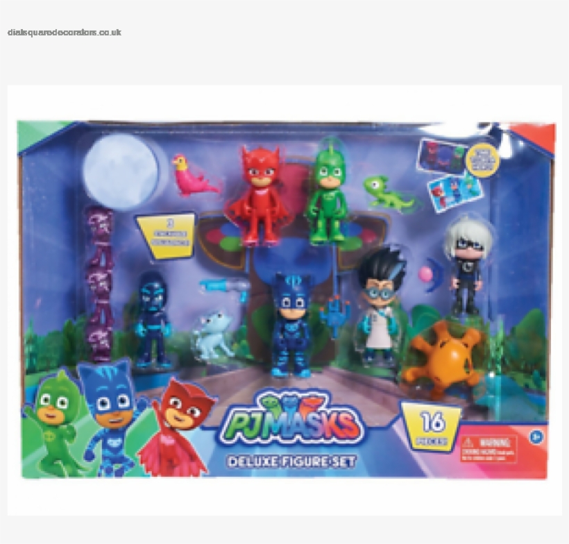 Brand Quality Fashion Deluxe Hero Figure Set Cat Boy - Pj Masks Deluxe Figure Set, transparent png download