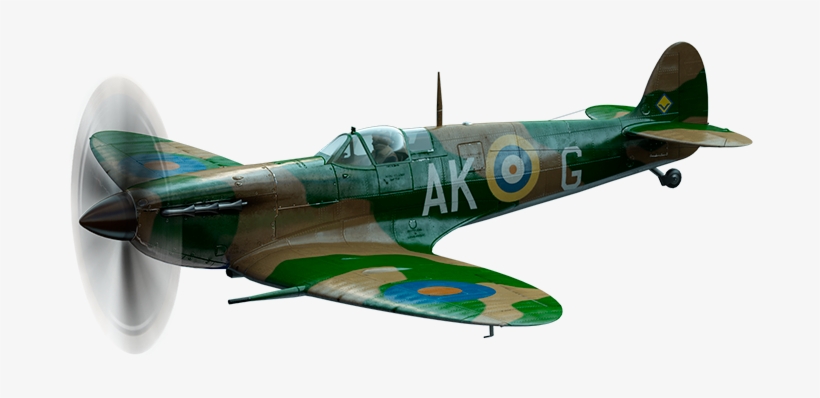 Supermarine Spitfire V - Model Aircraft, transparent png download