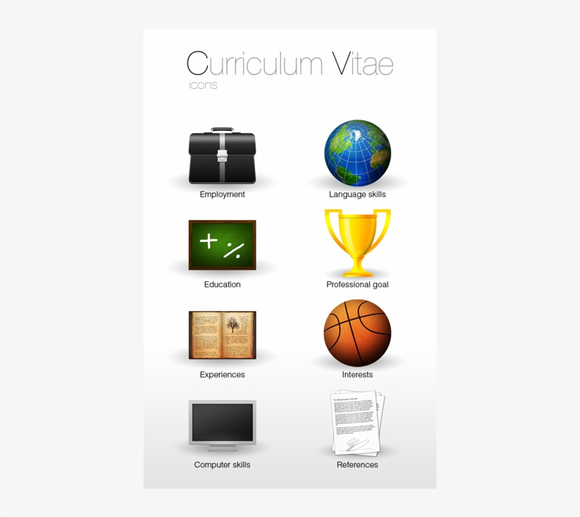 Cv, Title Icon - Icon, transparent png download