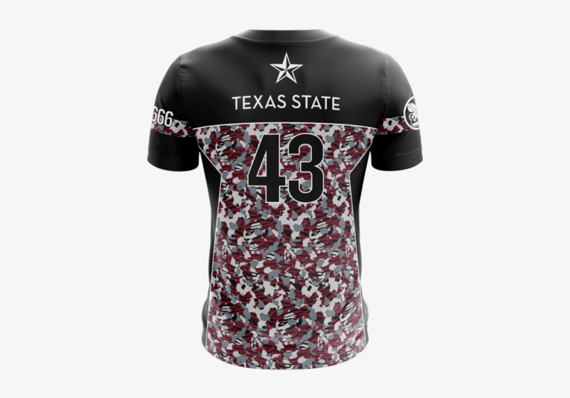 Texas State Buckets Alternate Dark Jersey - Active Shirt, transparent png download