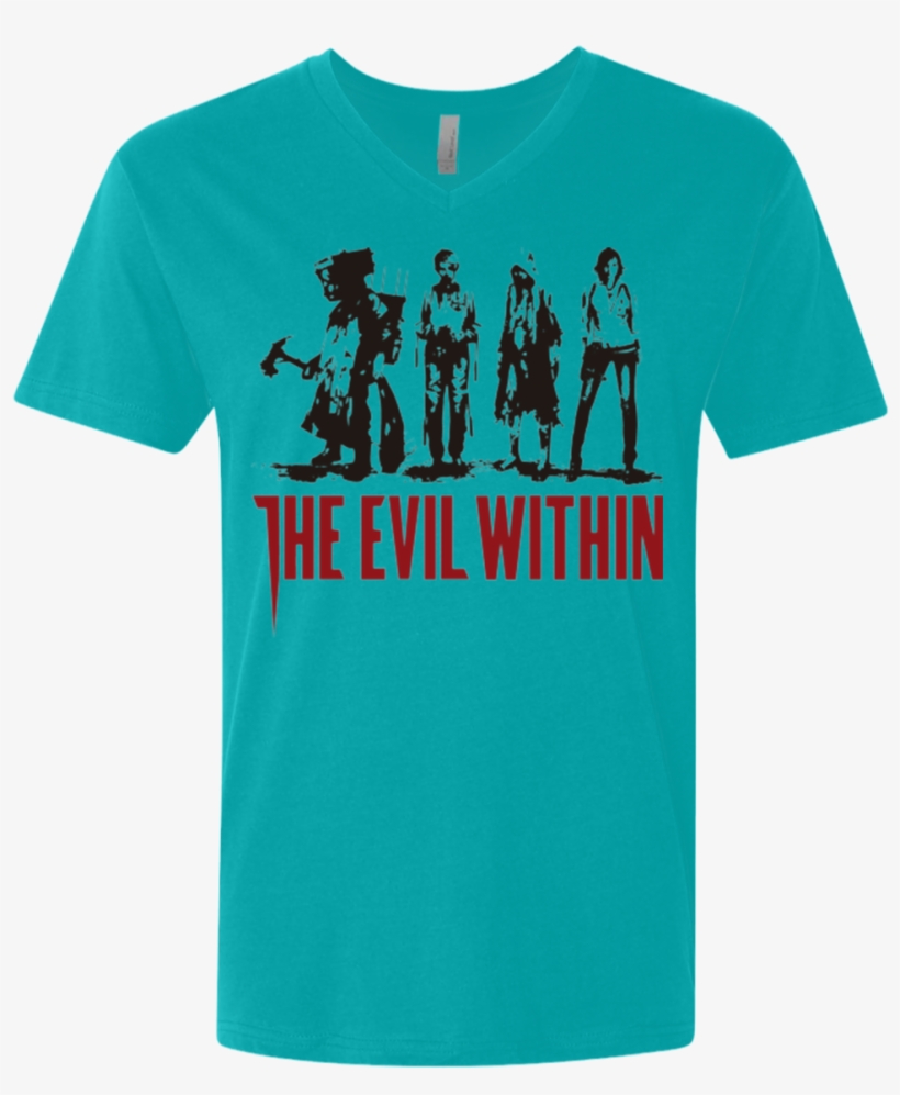 The Evil Within Men's Premium V-neck - Zapp T Shirt, transparent png download