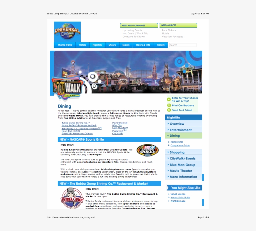 Find Great Deals On Ebay For Universal Studios Coupons - Universal City Walk Orlando, transparent png download