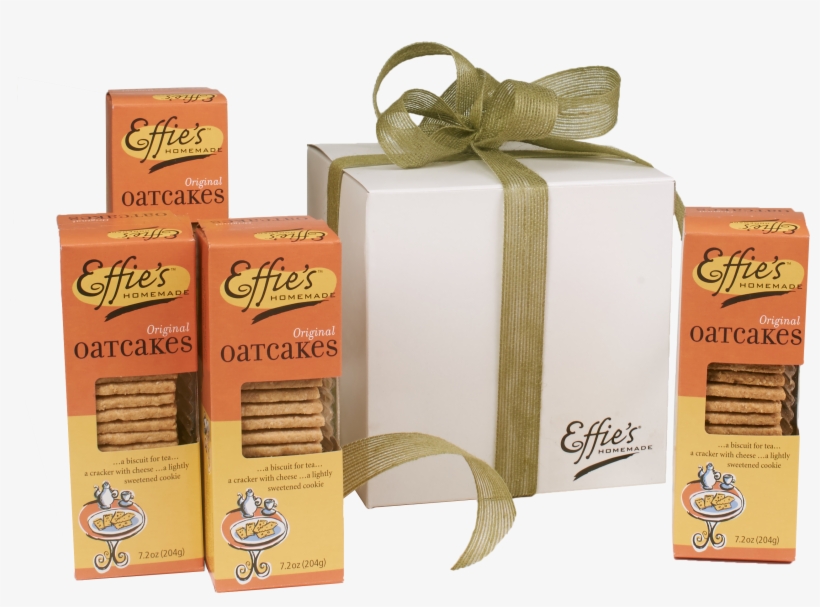 Effie's Oatcakes Gift Box With Four Boxes Of Oatcakes, transparent png download