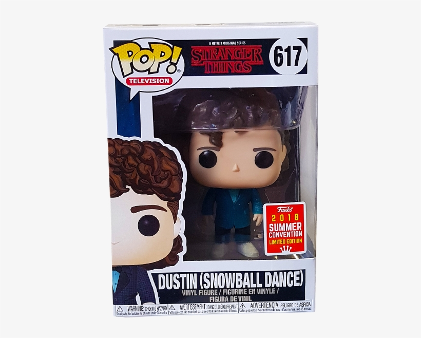 Dustin Sdcc 2018 Exclusive Pop Vinyl Figure - Pop Vinyl, transparent png download